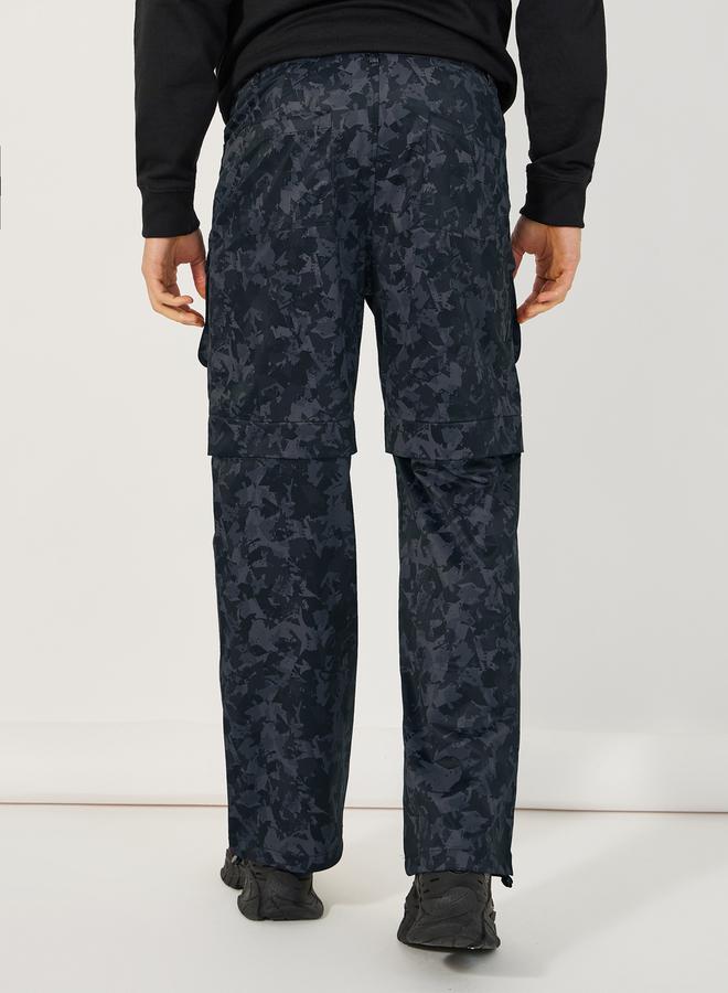 Premium Camouflage Print Relaxed Fit  Cargo Pants