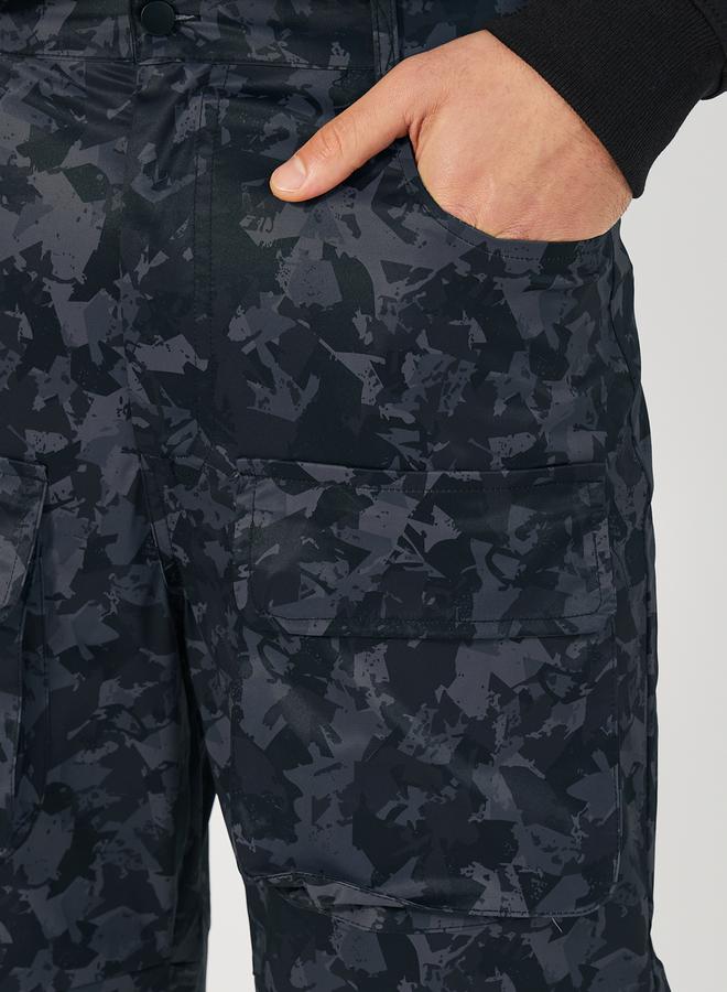Styli Premium Camouflage Print Relaxed Fit  Cargo Pants  - Image 5