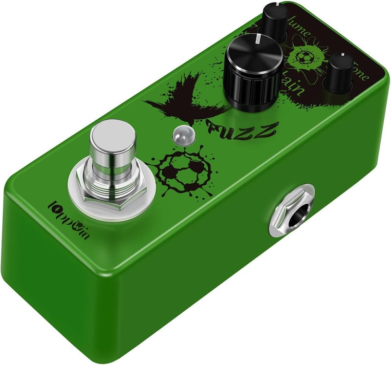 مؤثر الجيتار Fuzz Buff - نغمة فاز حلوة أسطورية، هيكل معدني، تجاوز حقيقي، حجم صغير (DC 9V) - Image 1