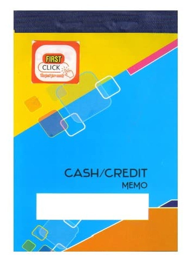 FIRST CLICK Cash Memo Credit Memos 100 Sheets 1 Booklet (100 Printed Format + 100 Plain Sheet in 1 Booklet) Size-16.5X10 cm - Image 4