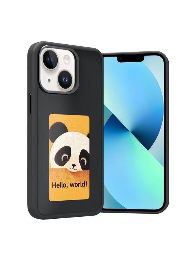 S-TOP Case For iPhone 14 / 13 Four-Color E-ink Screen NFC DIY Phone Case - Image 1