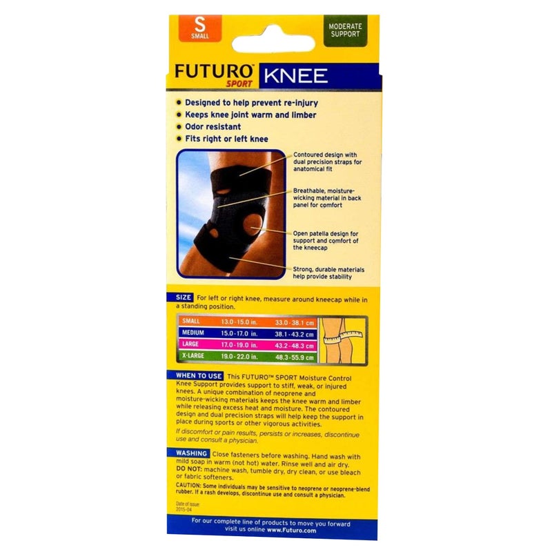 FUTURO 3M Futuro Sport Moisturizing Control Knee Support Small - Image 2