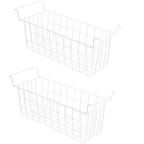 Homics Chest Freezer Baskets 20.5 Inch, Chest Freezer Organizer Bins Metal Wire Storage Baskets with Hanging Handles for Deep Freezer, Set of 2 - Image 1