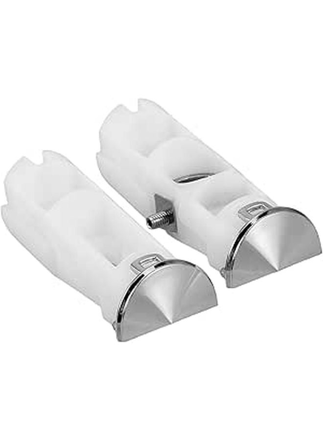 Refrigerator Door Handle Support Kit 2Pcs Plastic Replacement Parts For Freezer Fridge - Image 1