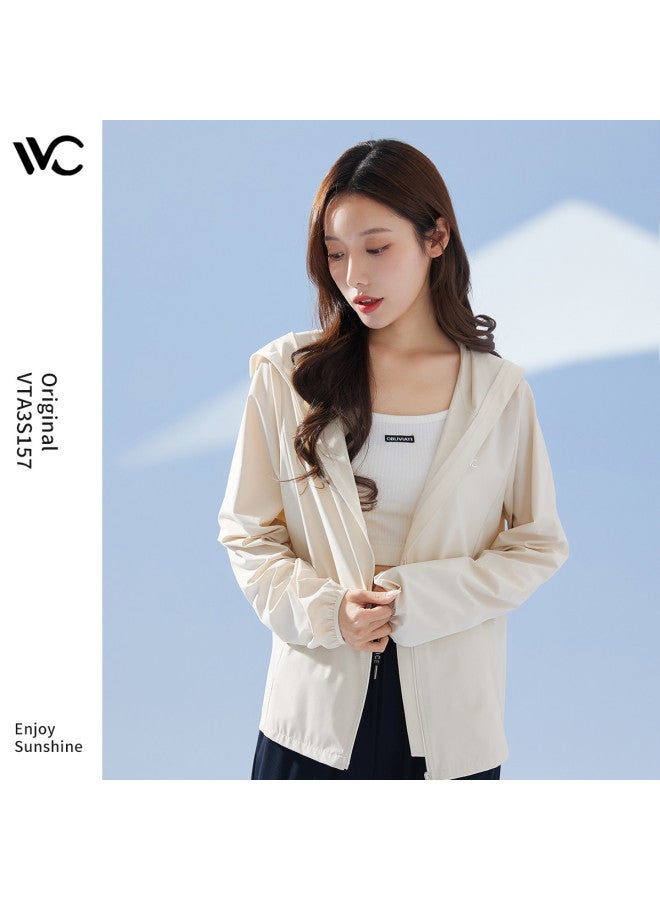 VVC أفضل مبيع لحماية الشمس في الهواء الطلق】قميص شمس بغطاء رأس بأكمام طويلة للنساء - سترة خارجية نحيفة - Image 5