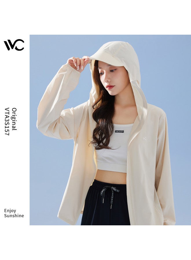 VVC أفضل مبيع لحماية الشمس في الهواء الطلق】قميص شمس بغطاء رأس بأكمام طويلة للنساء - سترة خارجية نحيفة - Image 4