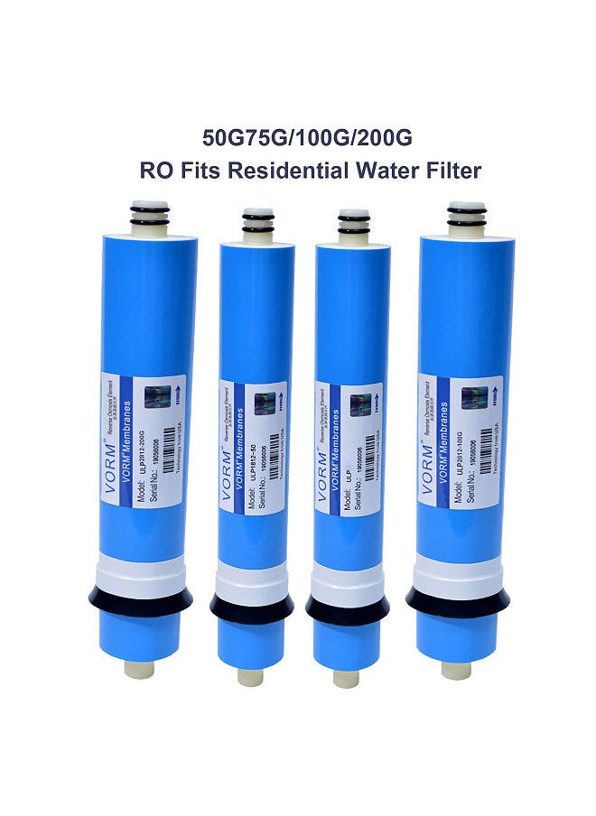 Generic - RO Water Reverse Osmosis System Membrane Universal Compatible Replacement Water Filter Drinking Water Purifier 50G - Image 1