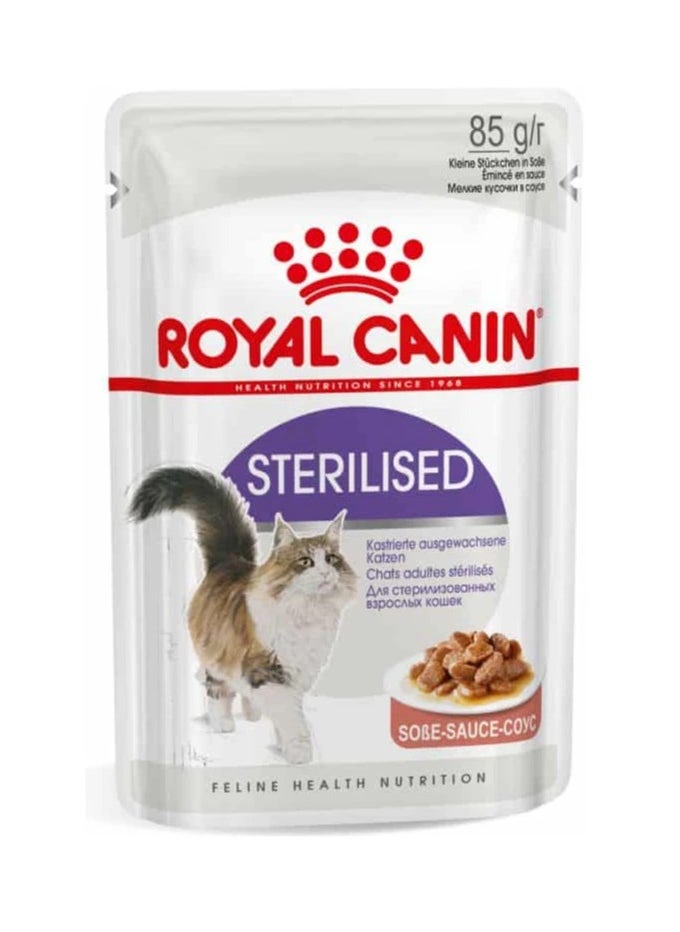 ROYAL CANIN - ROYAl CANIN STERILISED GRAVY POUCH – 85gm - Image 1