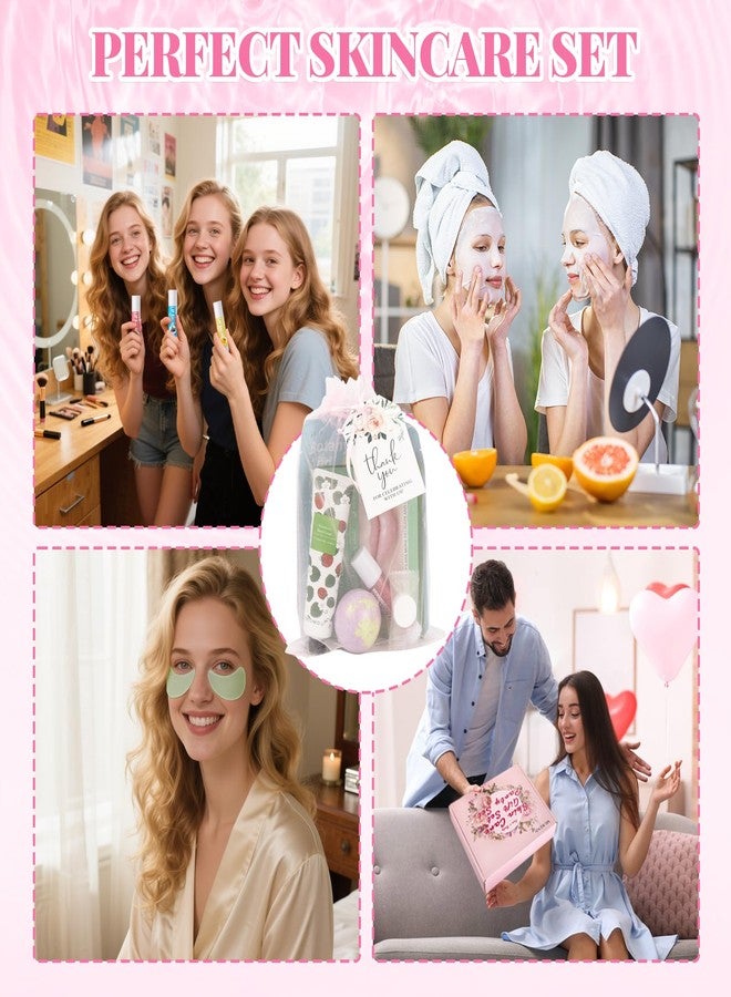 MUREND 120 PCS Spa Party Supplies for Girls, Sleepover Party Supplies for Girls, Skincare Set, Include Face & Lip Masks, Foot Bath Bombs, Hand Cream, Lip Balm, Under Eye Patches, Spa Party Favors - Image 5