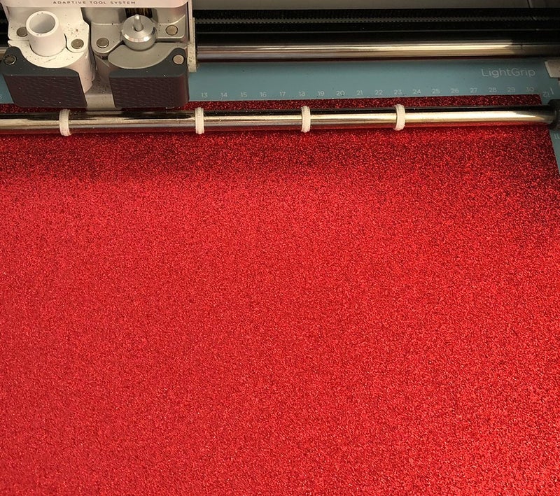 Crafasso 12" x 12" 300gms Heavy & Premium Glitter cardstock, 15 Sheets, red - Image 3