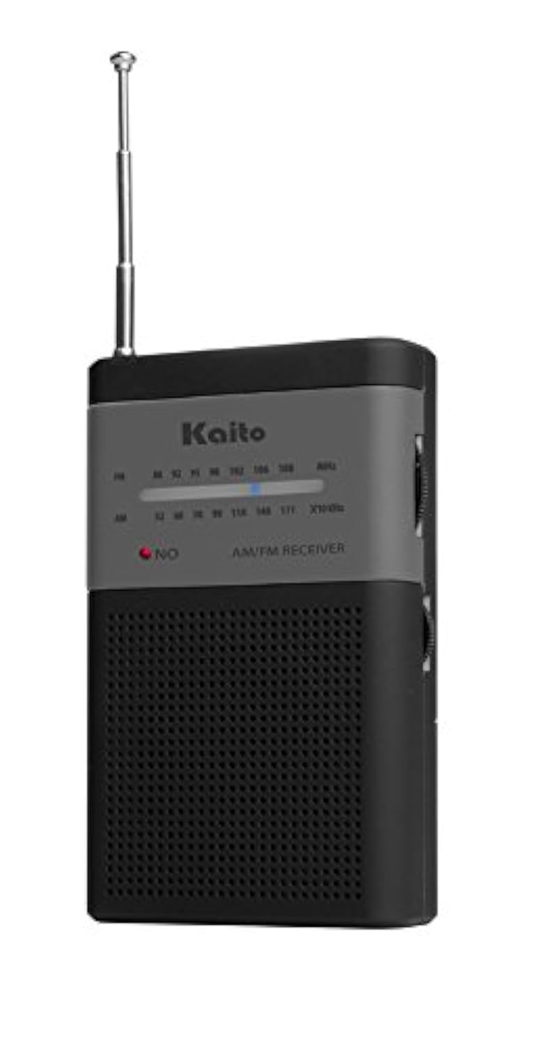 Kaito KA230 AM FM Portable Radio with Great Reception and Design (Black) - Image 1