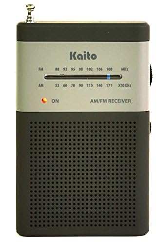 Kaito KA230 AM FM Portable Radio with Great Reception and Design (Black) - Image 3