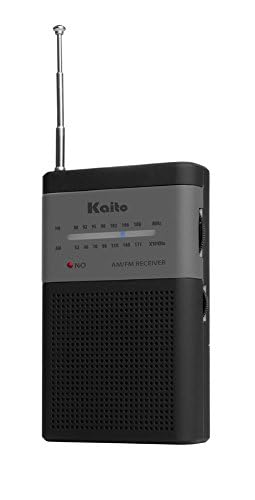 Kaito KA230 AM FM Portable Radio with Great Reception and Design (Black) - Image 2