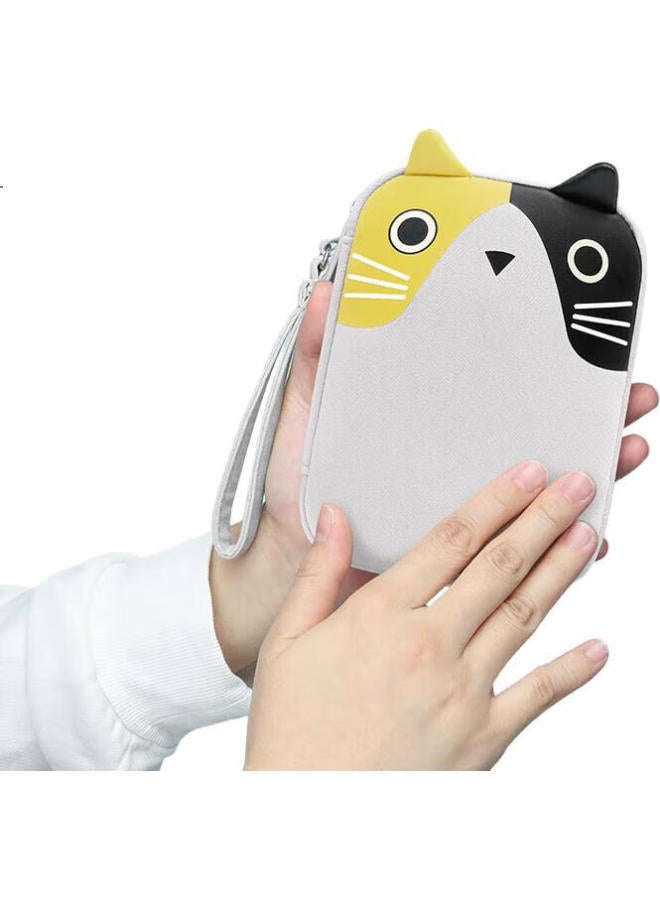 BUBM Bubm Travel Digital Accessories Mobile Hard Drive Case Cartoon Cute Style Shockproof Protection Storage Bag - Image 2