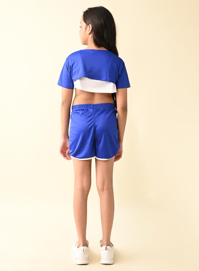 ليل بيكس طقم كروب توب وشورت بطبعة  في  من - Image 2