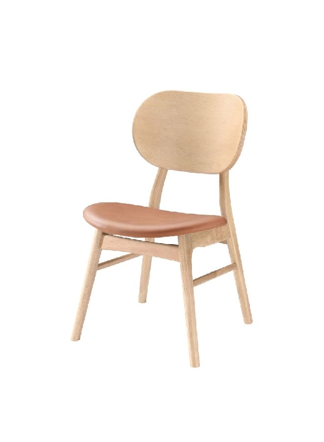 Micasa High-Quality And Durable Dining Chair, Brown 17 X 63.8 X 98 Cm Cruz-01_Dc - Image 1