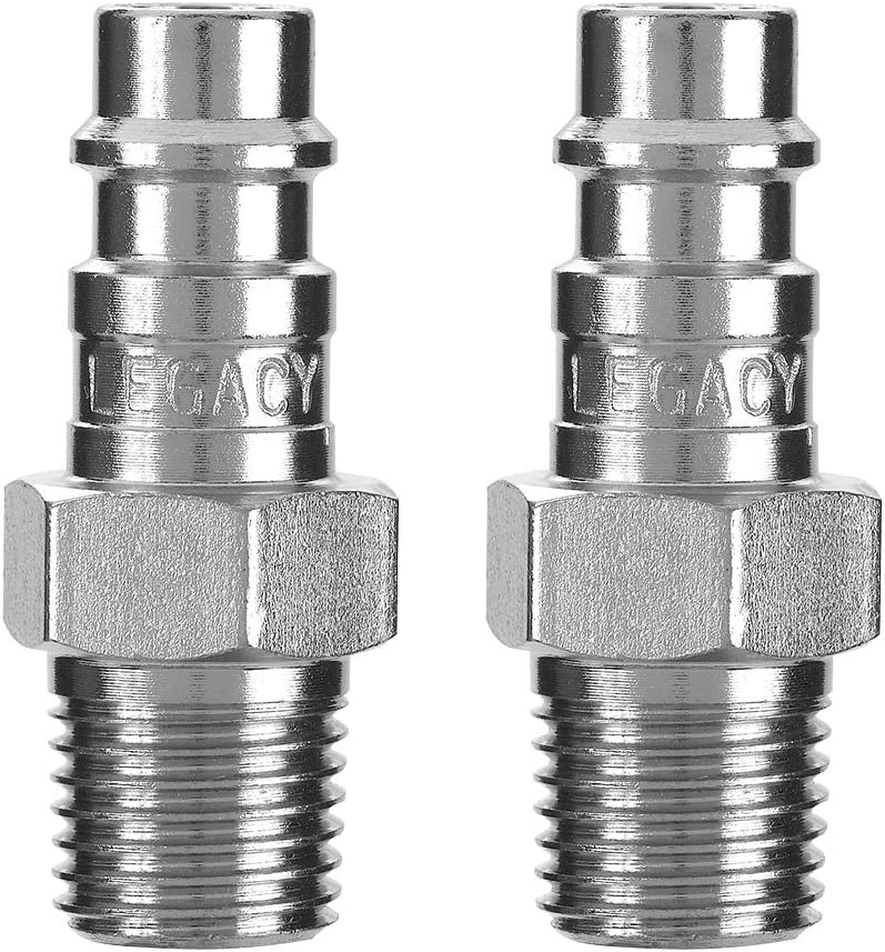 Flexzilla Pro High Flow Plug, 1/4" Body, 1/4" MNPT, 2 Pack - A53440FZ-2PK - Image 1