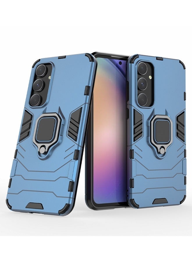 X-level Samsung Galaxy A55 5g Case Cover with Ring Kickstand Stand Back Protective Armor Dual Layer Shockproof Anti-Scratch Cover Protector Car Mount Comfortable Touch shell Phone Holder Accessory - Image 5