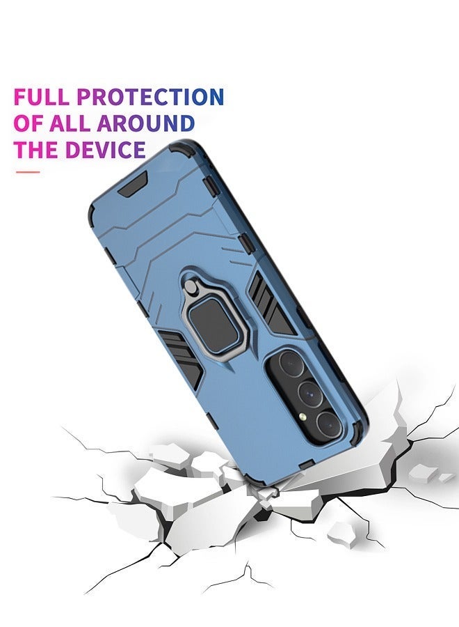 X-level Samsung Galaxy A55 5g Case Cover with Ring Kickstand Stand Back Protective Armor Dual Layer Shockproof Anti-Scratch Cover Protector Car Mount Comfortable Touch shell Phone Holder Accessory - Image 4