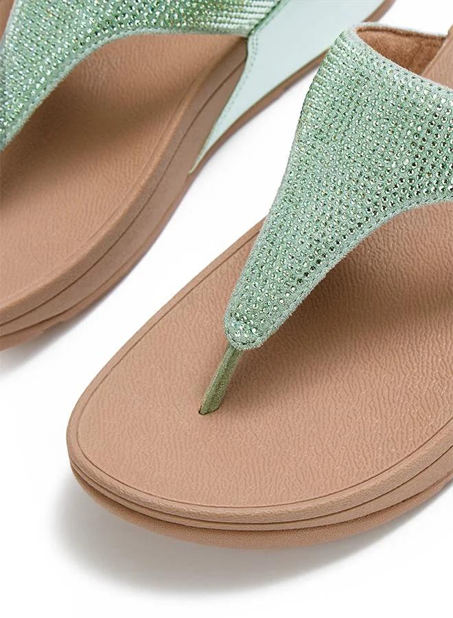 Fitflop  LULU CRYSTAL EMBELLISHED TOE-POST SANDALS for Women | Best Price UAE