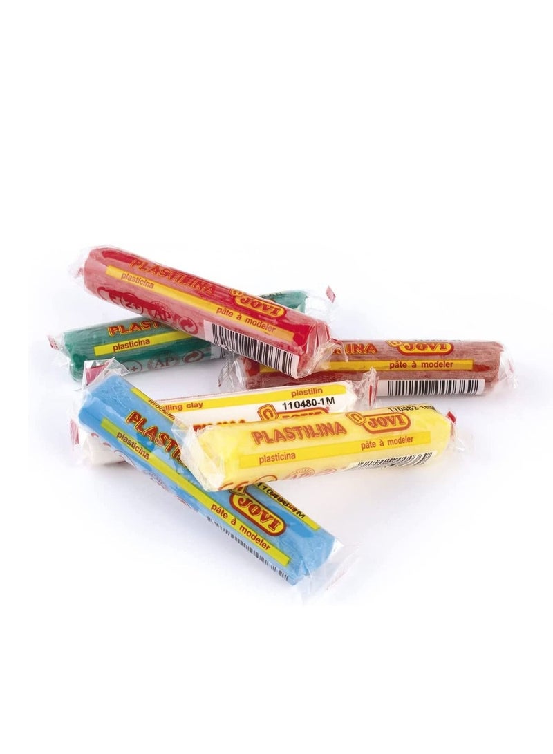 JOVI 12-Piece Plastilina Modelling Clay Multicolour - Image 3