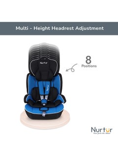 Nurtur Ragnar BabyKids 3in1 Car Seat Booster Seat Adjustable Headrest Extra Protection 5Point Safety Harness 9 months to 12 years Upto 36kg Official Product  - Image 4