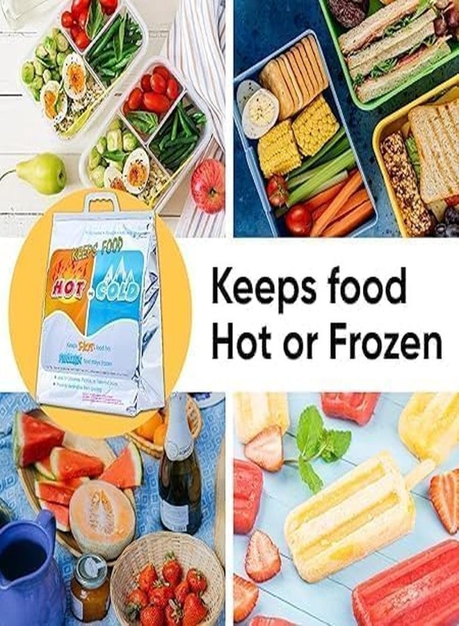 MAMYA Hot and Cold Bags for Food Storage, Reusable Thermal Bags,Aluminium Foil Bags3 Layer Protection, Size – 50 x 52 cm Pack of 2 - Image 5