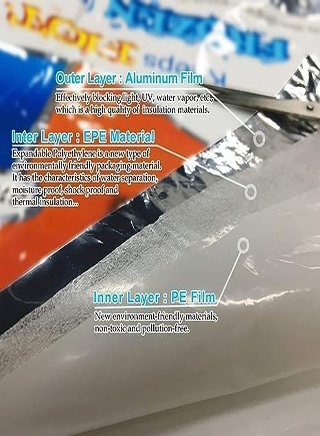 MAMYA Hot and Cold Bags for Food Storage, Reusable Thermal Bags,Aluminium Foil Bags3 Layer Protection, Size – 50 x 52 cm Pack of 2 - Image 4