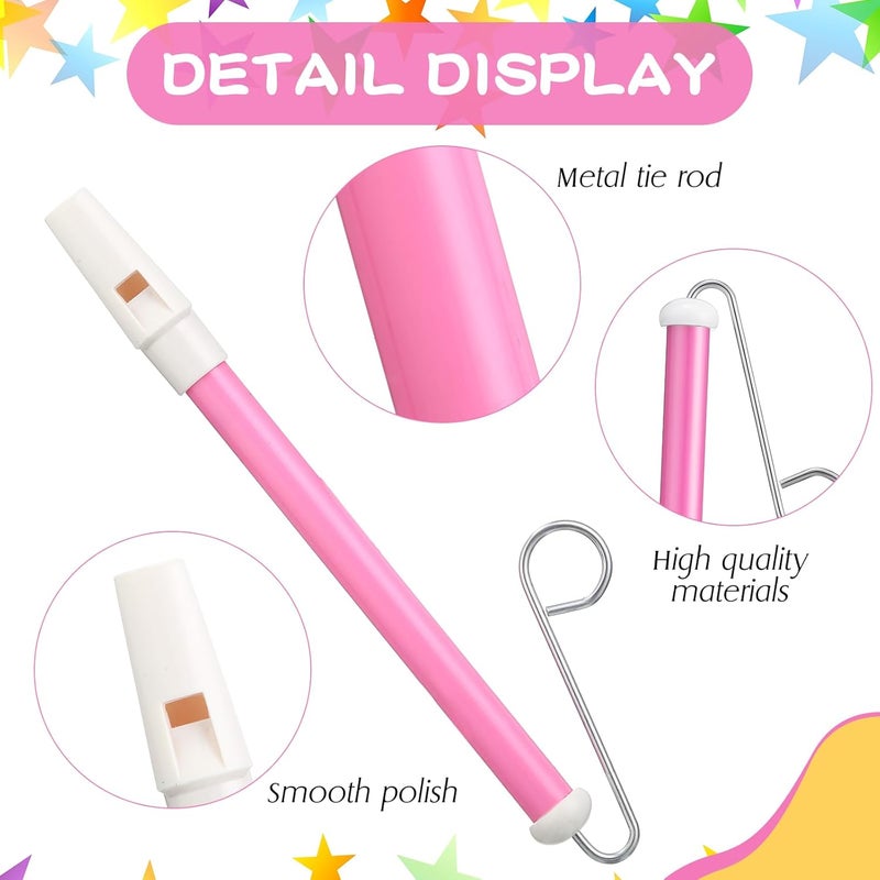 Syhood Syhood 24 Pcs Slide Whistle for Adults Instrument Toy Plastic Metal Musical Slide Whistles for Kids Party Favors Boys Girls Games School Prizes Birthday Gift 4 Colors  - Image 3