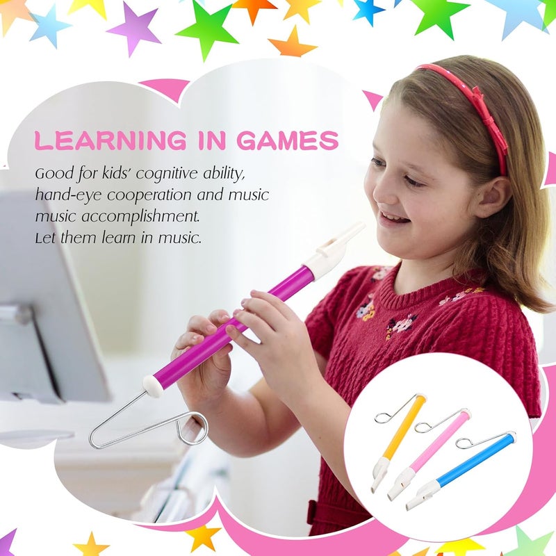 Syhood Syhood 24 Pcs Slide Whistle for Adults Instrument Toy Plastic Metal Musical Slide Whistles for Kids Party Favors Boys Girls Games School Prizes Birthday Gift 4 Colors  - Image 5