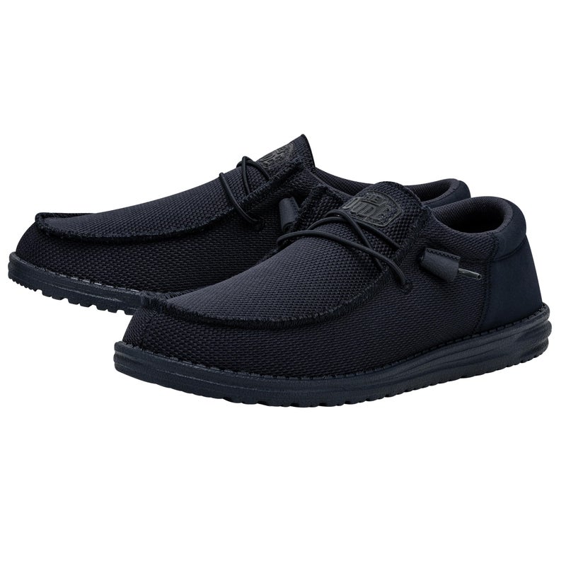 HEYDUDE Men's Wally Funk Mono Navy Size 10| Men's Loafers | Men's Slip On Shoes | Comfortable & Light-Weight - Image 2