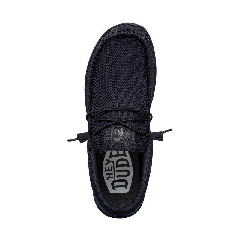 HEYDUDE Men's Wally Funk Mono Navy Size 10| Men's Loafers | Men's Slip On Shoes | Comfortable & Light-Weight - Image 3