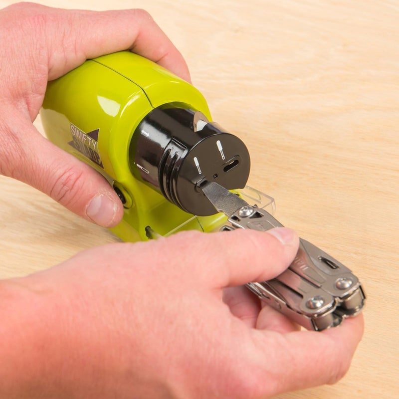 Swifty Sharp Multifunctional Knife Sharpener - Fast & Easy Tool for Knives, Scissors, and Blades - Image 5