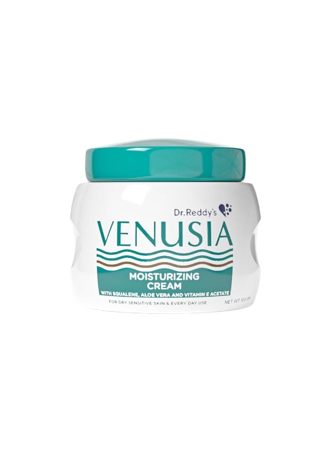 VENUSIA Dr. Reddy's Venusia Moisturizing Cream for Dry Skin : Moisturizer for Face : Aloe Vera, Squalane & Vitamin E : Dermatologist-Recommended Moisturizer for Daily Use : Non-Comedogenic : 100 g. - Image 1