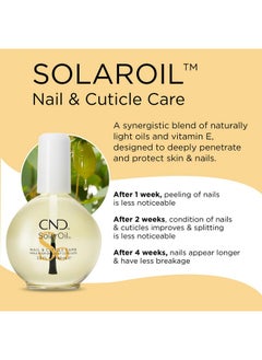 CND SolarOil Cuticle Oil, Natural Blend Of Jojoba, Vitamin E, Rice Bran and Sweet Almond Oils, Moisturizes and Conditions Skin, Pack Of 1, 2.3 oz. - pzsku/ZBEFA51640EB5311449BDZ/45/_/1737031552/cb1d534d-8ace-402e-9c7e-ad8423d1ce66