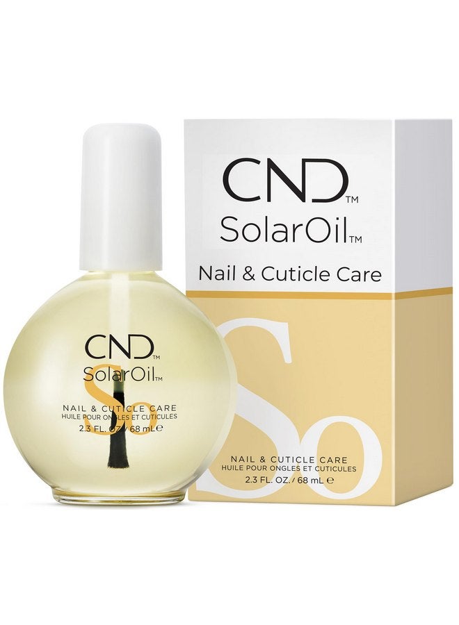 سي إن دي زيت بشرة CND SolarOil، مزيج طبيعي من زيت الجوجوبا وفيتامين E ونخالة الأرز وزيت اللوز الحلو، يرطب ويحسن حالة البشرة، عبوة واحدة، 2.3 أونصة. - Image 1