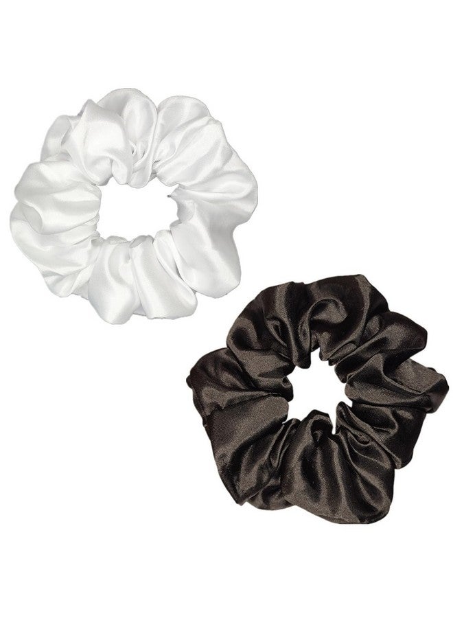 Sufermoe 12 Pcs Satin Silk Hair Scrunchies, Assorted Classic Color, 4.5 Inch Hair Ties for Women Girls, Hair Accessories - Image 4