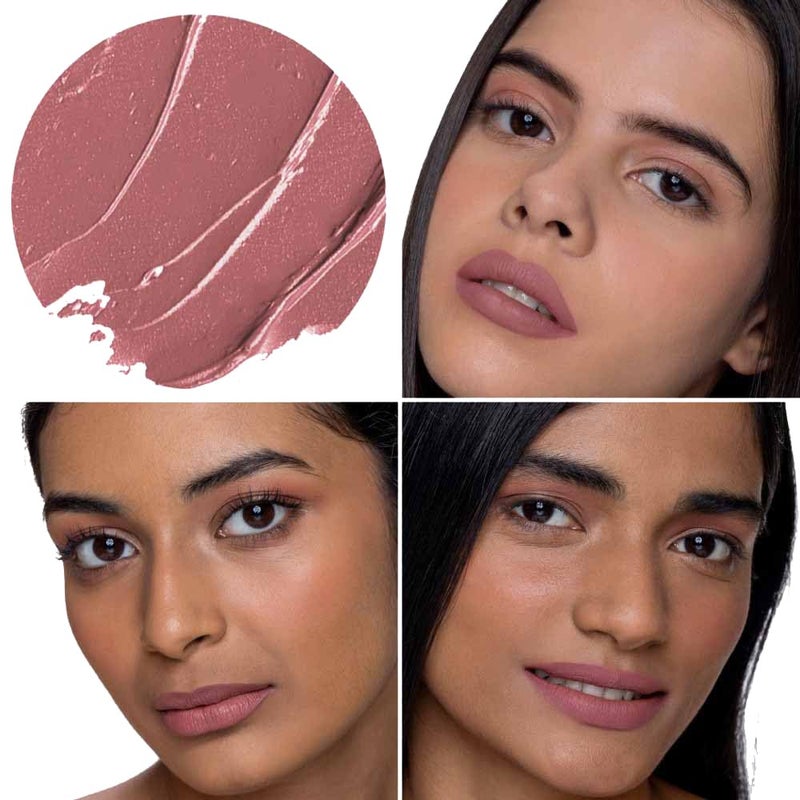 Kiro NonStop Airy Matte Liquid Lipstick Nude Lily Blush Pink 5ml SuperPigmented LongLasting hydrating Waterproof SmudgeProof Lightweight Infused with Avocado Apricot Oil - Image 4