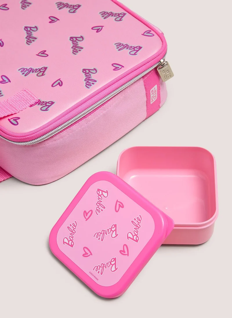Matalan Barbie Bag & Snack Set Pink