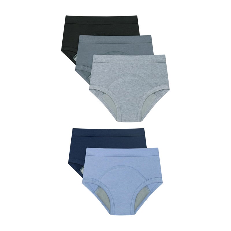 Hanes Unisex Baby Potty Training Underwear Brief, 5 Pairs, Heavy Absorbency Toddler Boys' Cotton Training Underwear - Image 3
