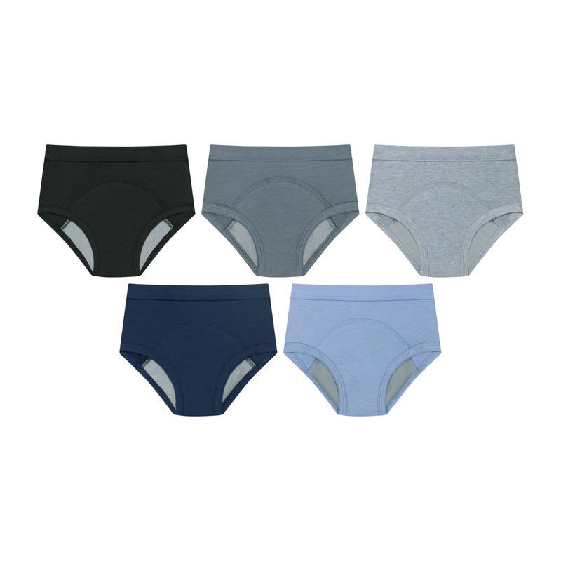Hanes Unisex Baby Potty Training Underwear Brief, 5 Pairs, Heavy Absorbency Toddler Boys' Cotton Training Underwear - Image 5