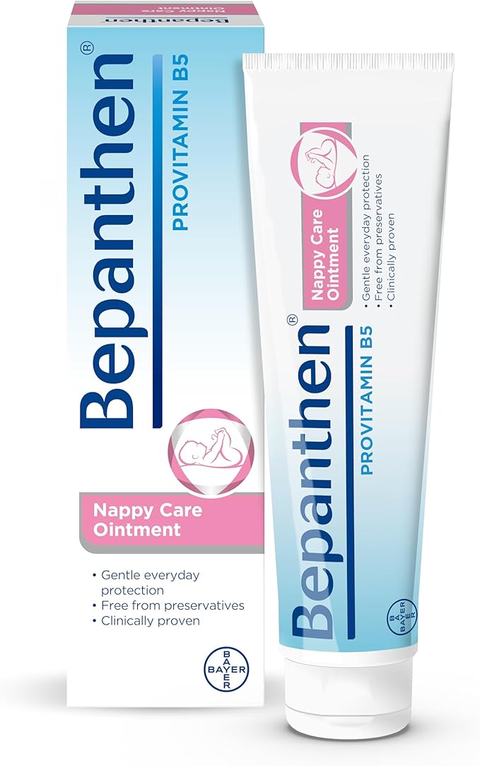 Bepanthen Bepanthen Nappy Care Ointment Nappy Cream with Provitamin B5 Suitable for Newborns Skin 100 g Packing May Vary - Image 1