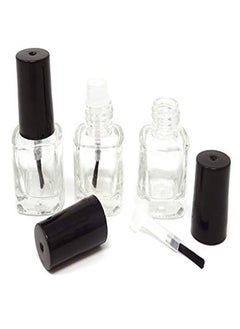 HONBAY 6Pcs 5Ml Empty Nail Polish Glass Bottles With Brush Cap  - Image 3