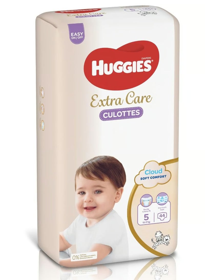 HUGGIES Extra Care Diapers 44 Diapers Size 5 - Image 1