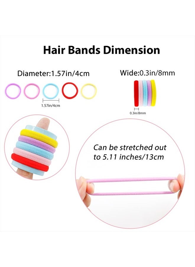 Xaena 1000Pcs Elastic Hair Bands 2Pcs Rubber Hair Band Remover Cutter 2Pcs Topsy Tail Hair Tool Kit 10Pcs Hair Clips 10Pcs Hair Ties for Toddler Baby Girls Pain Free Ponytail Remover Tool Hair Styling Set - Image 5