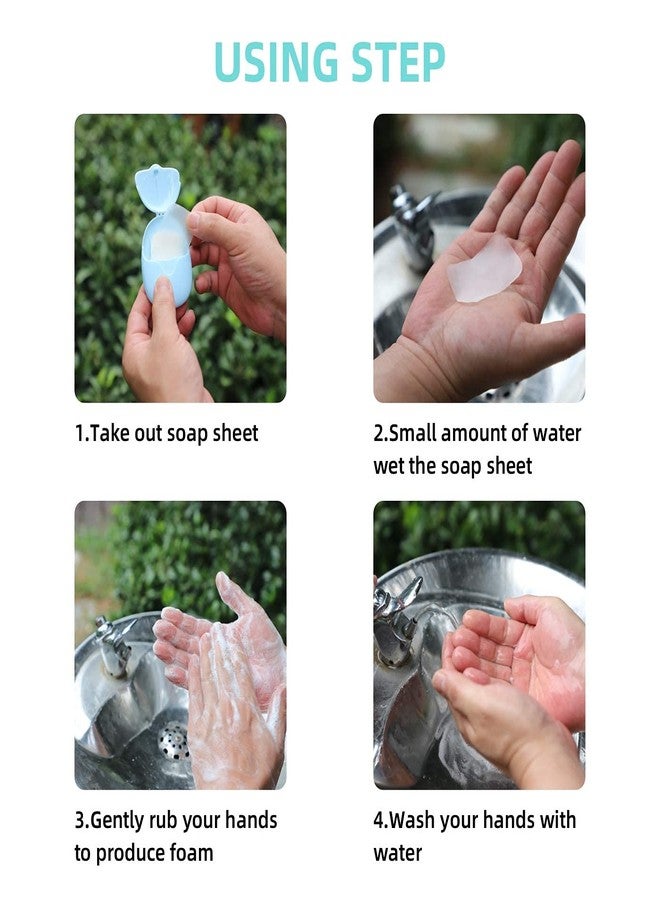 BAIKAFU Travel Soap Sheets, 3 Boxes, 150 Count Paper Soap for Hand Washing - Image 5