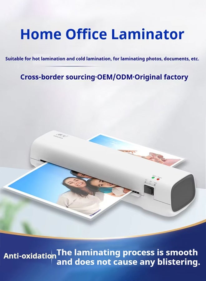 OSMILE Upgraded Fastest Hot And Cold Laminating Machine, 9 Inch for A4/A5/A6 Laminator Machine,9 in 1 Thermal Laminator for Home Office School Use，Paper Trimmer,Corner Rounder (With 300pcs Laminating Pouches)  - Image 1