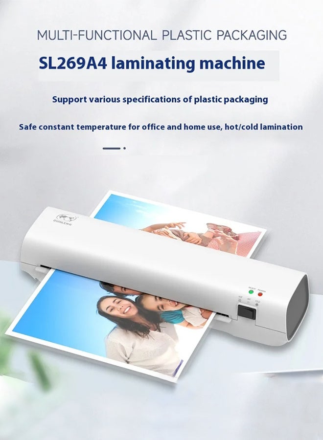 OSMILE Upgraded Fastest Hot And Cold Laminating Machine, 9 Inch for A4/A5/A6 Laminator Machine,9 in 1 Thermal Laminator for Home Office School Use，Paper Trimmer,Corner Rounder (With 300pcs Laminating Pouches)  - Image 4