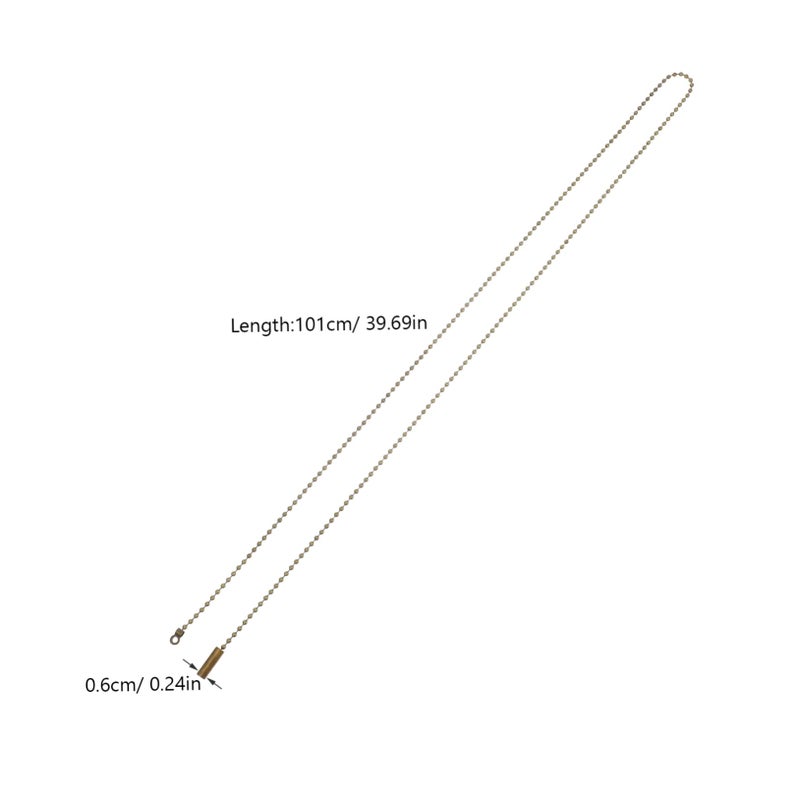 Ceiling Fan Pull Chain Extender Cord Modern Design for Wall Lamps 12 Inch Length - Image 3
