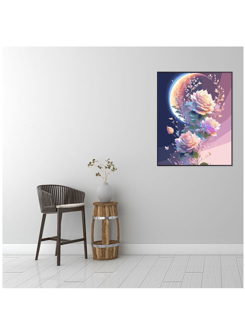 Bluejw 5D Diamond Painting Kits For Adults,Flowers Diamond Art Kits,DIY Full Drill Crystal Gem Arts and Crafts,Ideal For Home Recreation And Wall Decor - Image 3